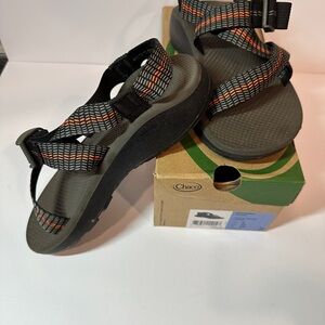 Chaco Black and Orange Men's Sandals